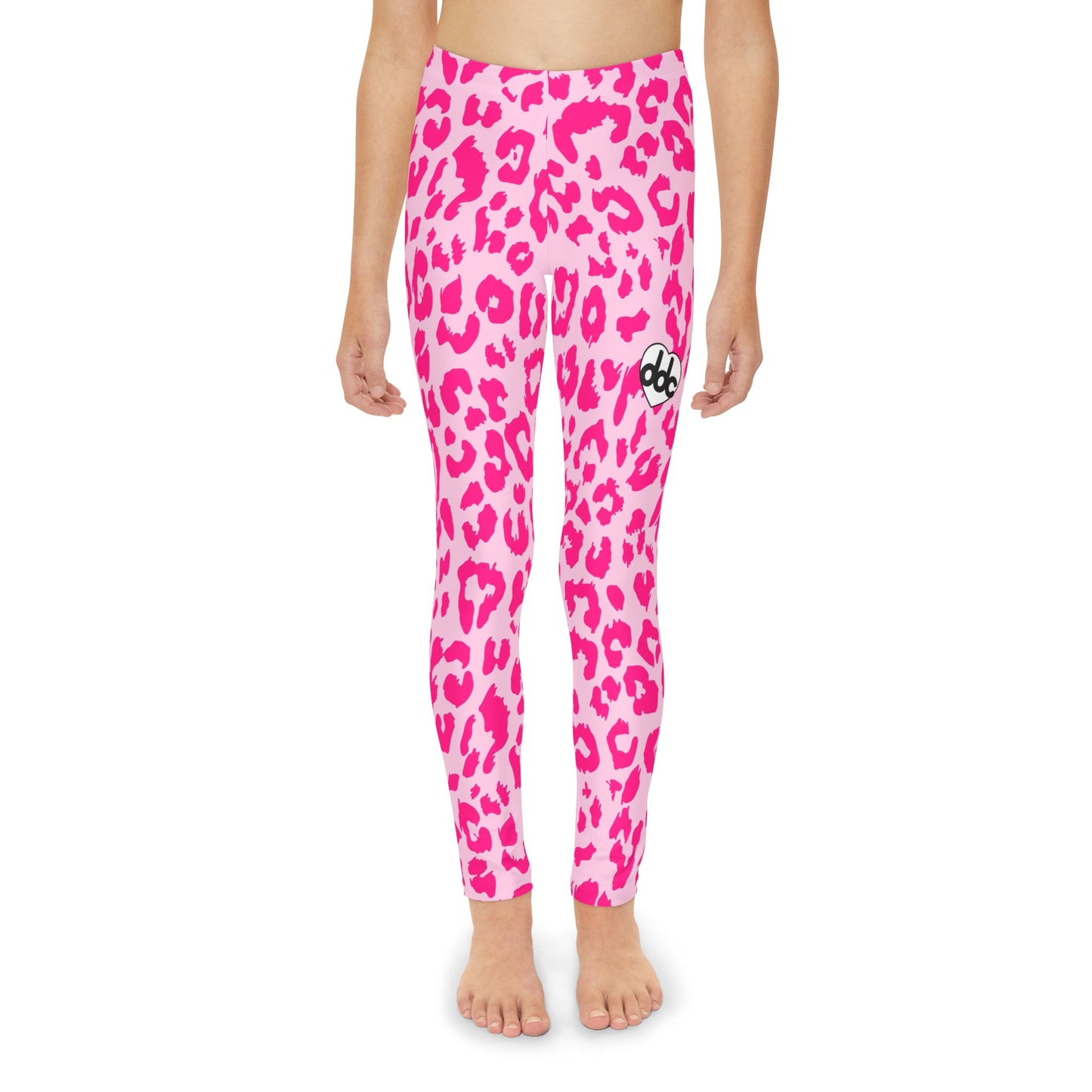 Youth Heart Stamped Leggings